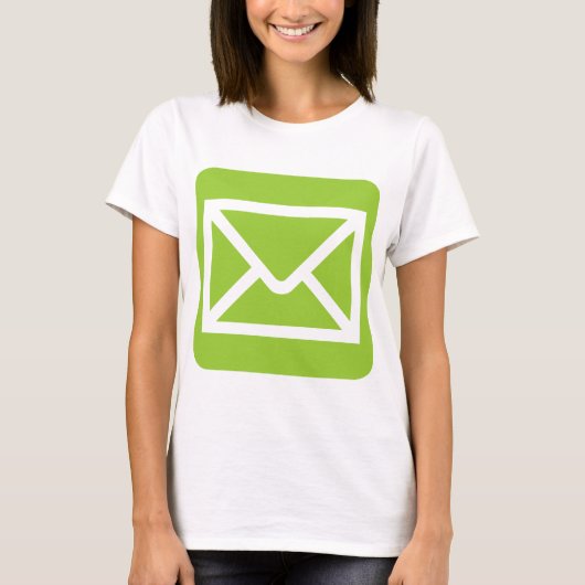 Envelope Sign - Martian Green T-Shirt (Vorderseite)