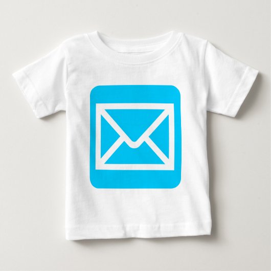 Envelope Sign - Sky Blue Baby T-shirt (Vorderseite)