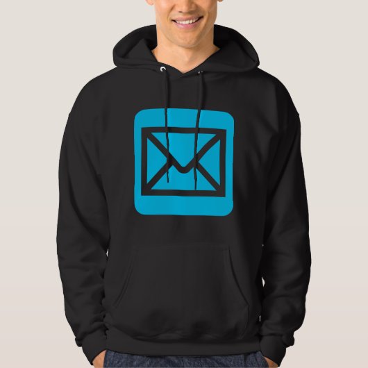 Envelope Sign - Sky Blue Hoodie (Vorderseite)