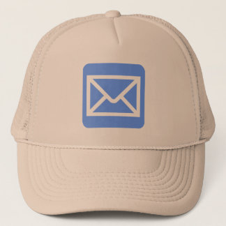 Envelope-Zeichen - Baby Blue Truckerkappe