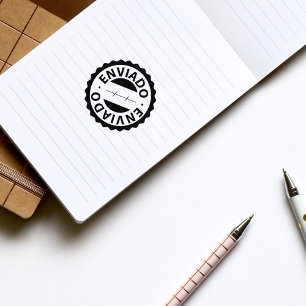 Enviado, Portuguese Rubber Stamp Gummistempel
