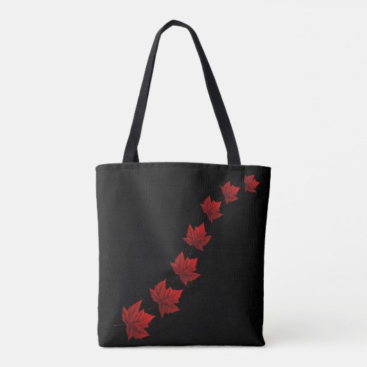 Enviro Friendly Canada Tote Bag Retro Ahornleaf Tasche (Rückseite)
