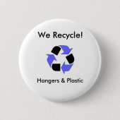 enviroment_logo, recyceln wir! , Fall… - Besonders Button (Vorderseite)