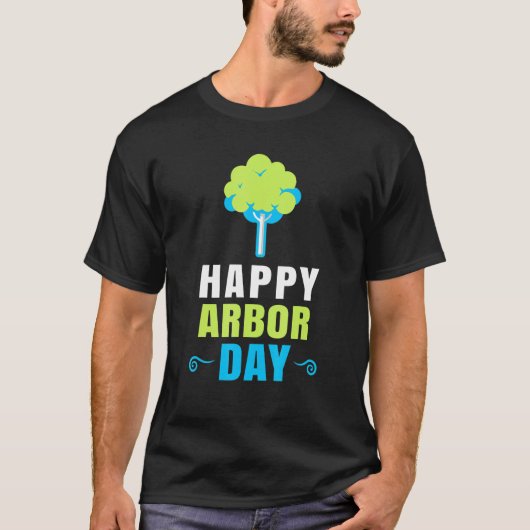 Environmental Activism Happy Arbor Day  Recycling T-Shirt (Vorderseite)