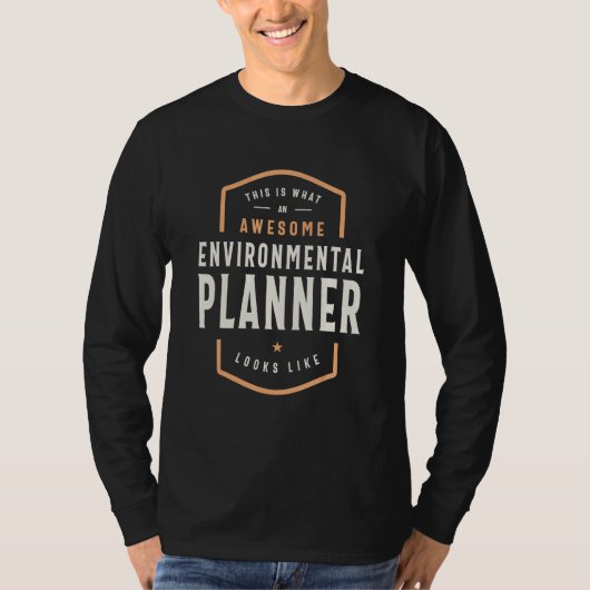 Environmental Planner - Awesomeness Defined T-Shirt (Vorderseite)