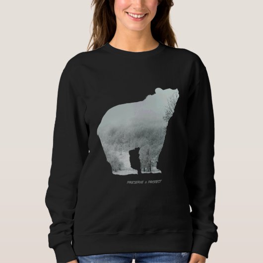 Environmental protection and nature conservation b sweatshirt (Vorderseite)