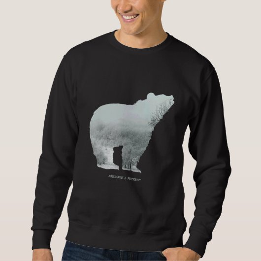 Environmental protection and nature conservation b sweatshirt (Vorderseite)
