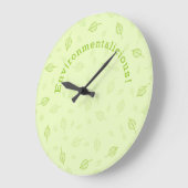 Environmentalicious Große Wanduhr (Winkel)