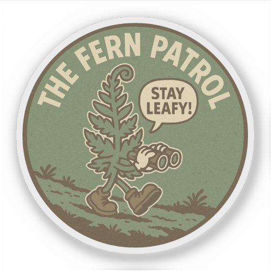 Environmentalist Plant Lover Binoculars Aufkleber (Vorderseite)