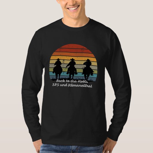 Environmentally friendly Western riding and carria T-Shirt (Vorderseite)