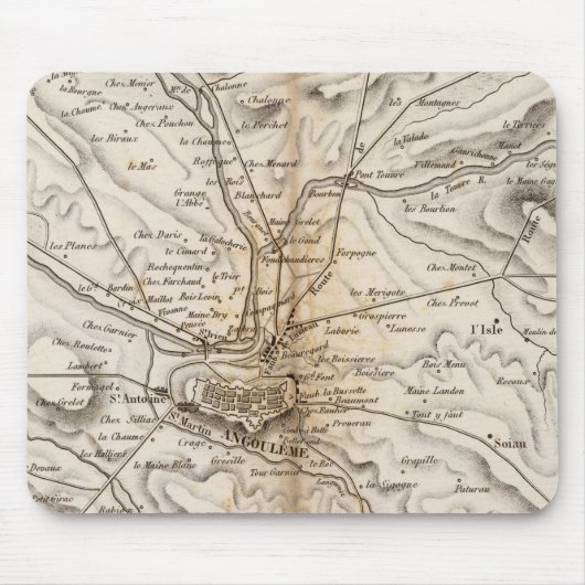 Environnement d'Angouleme Mousepad (Vorne)