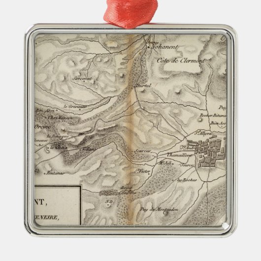 Environnement de Clermont Silbernes Ornament (Vorne)
