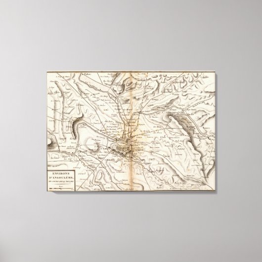 Environs d'Angouleme Leinwanddruck (Vorderseite)