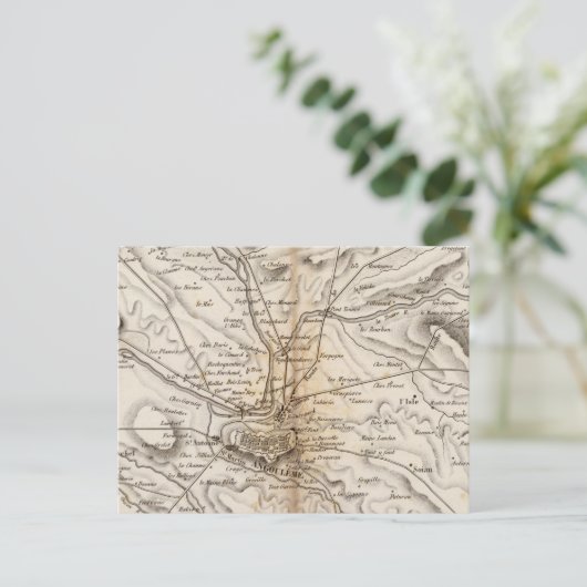 Environs d'Angouleme Postkarte (Stehend Vorderseite)