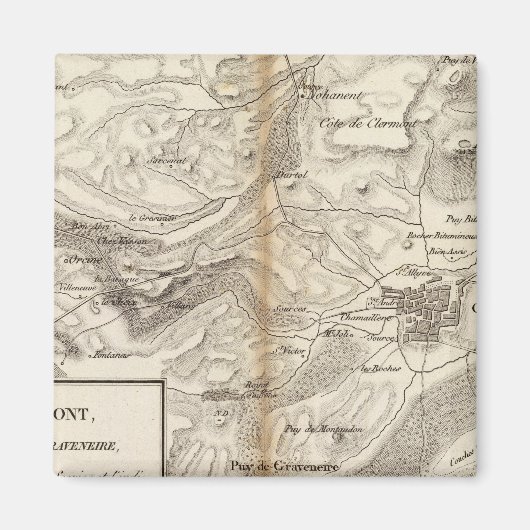 Environs de Clermont Magnet (Vorne)