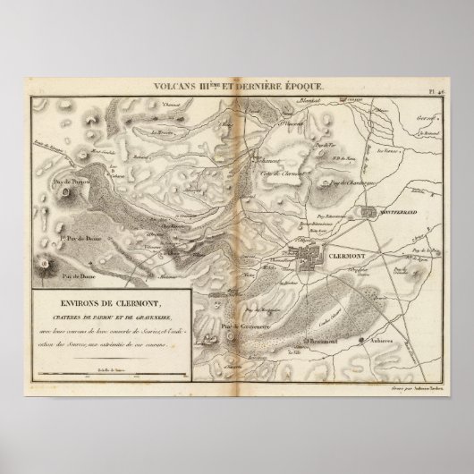 Environs de Clermont Poster (Vorne)
