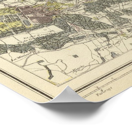 Environs Paris Poster (Ecke)