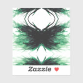 Envy Abstract 7 Deadly Sins Alcohol Ink Art Aufkleber (Blatt)