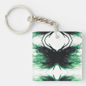 Envy Abstract 7 Deadly Sins Alcohol Ink Art Schlüsselanhänger (Vorderseite)