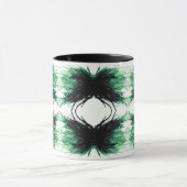 Envy Abstract 7 Deadly Sins Alcohol Ink Art Tasse (Zentrum)