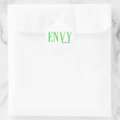 Envy-Logo Runder Aufkleber (Tasche)
