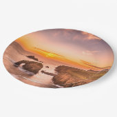 Enys Dodnan, bewaffneter Ritter Cornwall Pappteller (Schrägansicht)