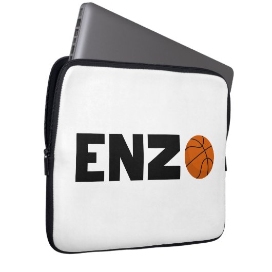 Enzo Basketball Laptopschutzhülle (Vorne Rechts)