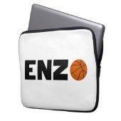 Enzo Basketball Laptopschutzhülle (Vorderseite Links)
