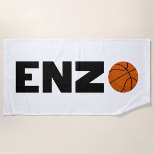 Enzo Basketball Strandtuch