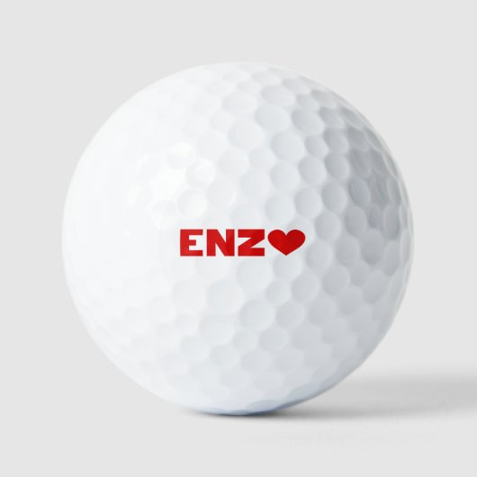 Enzo Liebe Golfball (Vorderseite)