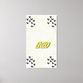 Enzo, nome pessoal de caligrafia desenhada à mão leinwanddruck