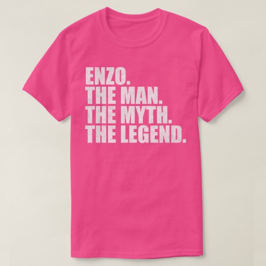 EnzoEnzo Name Enzo Vorname T-Shirt (Design vorne)