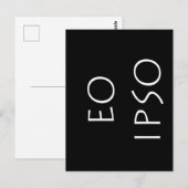 Eo Ipso Postkarte (Vorne/Hinten)