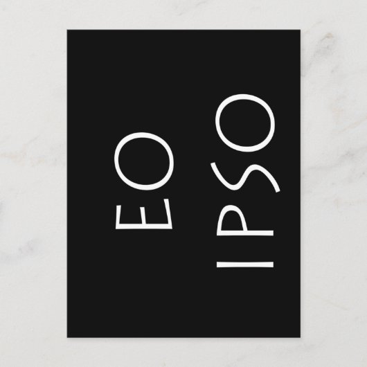 Eo Ipso Postkarte (Vorderseite)