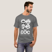 EOC dunkles T-Shirt [Gesichter] (Vorne ganz)