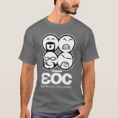 EOC dunkles T-Shirt [Gesichter] (Vorderseite)