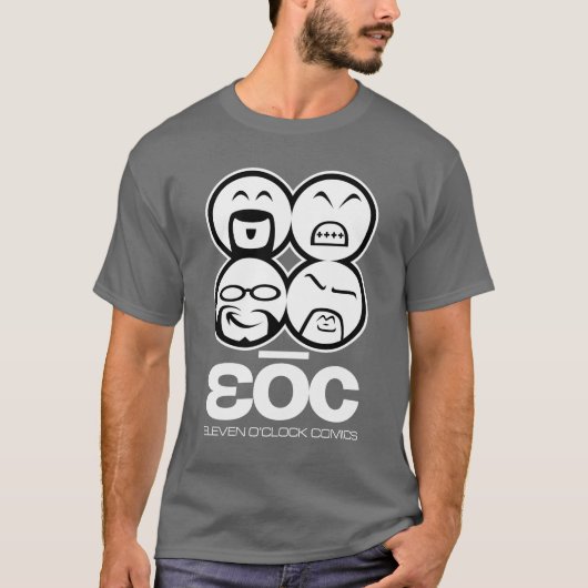 EOC dunkles T-Shirt [Gesichter] (Vorderseite)