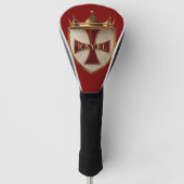 EOC RED RayEl Crest Design Golf Headcover (Vorderseite)