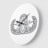 EOD Abzeichen Große Wanduhr (Winkel)