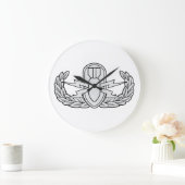 EOD Abzeichen Große Wanduhr (Zuhause)