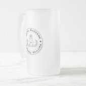 Eod-Bier-Tassen-Initialenerfolg oder Gesamtausfall Mattglas Bierglas (Vorderseite Links)