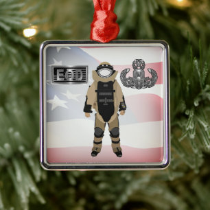 EOD Bomb Anzug Ornament Aus Metall