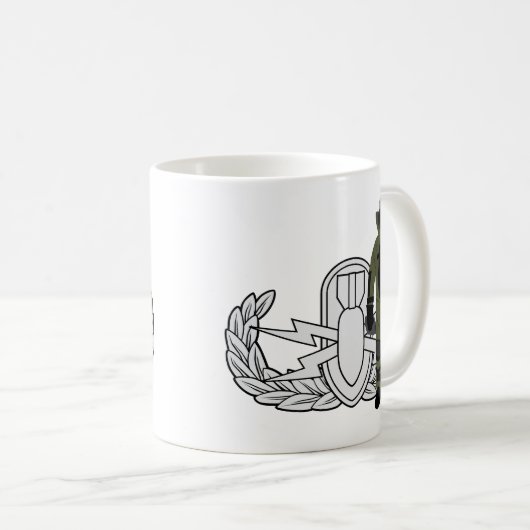 Eod-Bomben-Anzug Kaffeetasse (VorderseiteRechts)