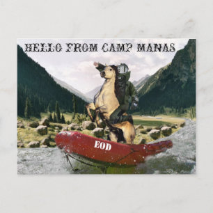 EOD Camp Manas Postcard Postkarte