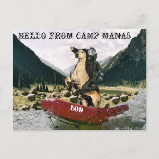 EOD Camp Manas Postcard Postkarte (Vorderseite)