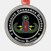 EOD Christmas Ornament Aus Metall (Vorne)