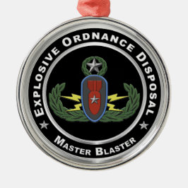 EOD Christmas Ornament Aus Metall