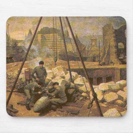 EOD, der für Bombe gräbt Mousepad (Vorne)