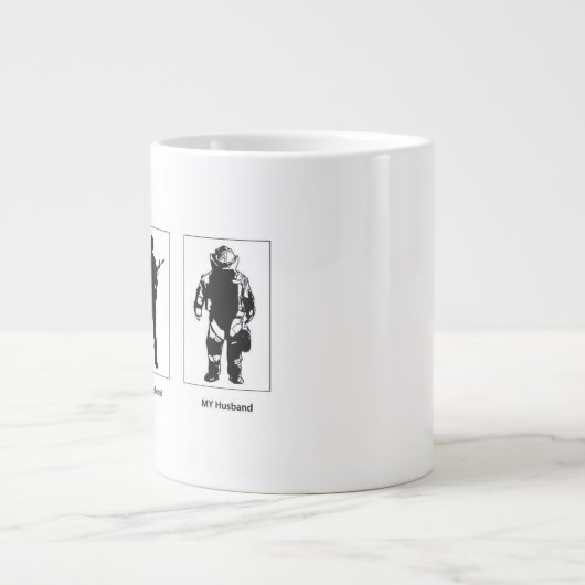 Eod-Ehemann-Ehefrau-Tassenkaffee Jumbo-Tasse (Vorderseite)