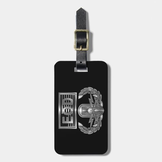 EOD Explosive Ordnance Disposal Gepäckanhänger (Vorderseite vertikal)